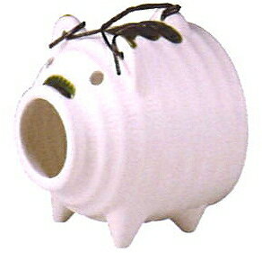 三陶 萬古焼 白豚 蚊取り 02938 蚊取り器