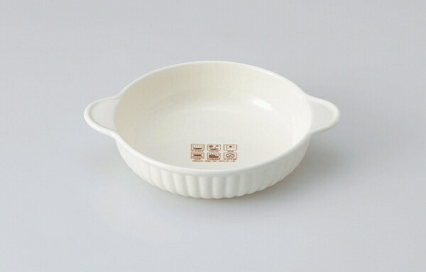 三陶 萬古焼 セミポーセリン 立筋丸グラタン グラタン皿 13057 大皿のサムネイル