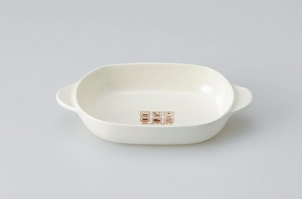 三陶 萬古焼 セミポーセリン 浅型グラタン グラタン皿 13058 大皿のサムネイル