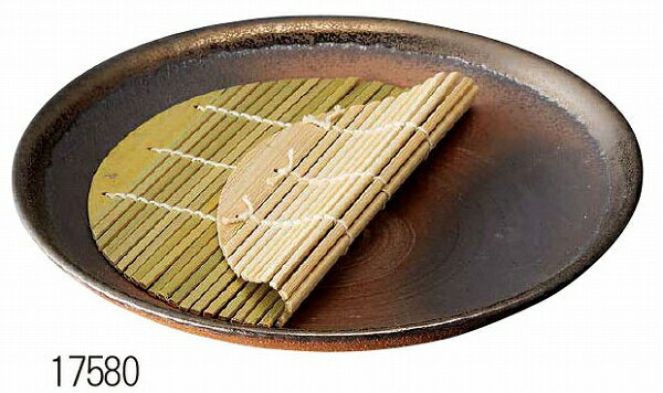 三陶 萬古焼 備前金彩 麺皿(スノコ付) 17580 大皿