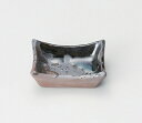 三陶 萬古焼 秋の器 角のぞき 小付 伊賀金彩 16055 白釉金彩 18851