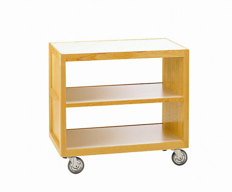 しつらいの栞 Vol.5 'サイドテーブルワゴンC(クリアー) 45313