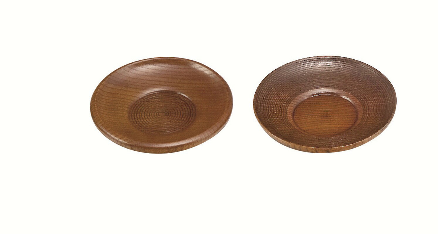 なつめ千筋茶托 (16398) 16398 しつらいの栞 Volol.6