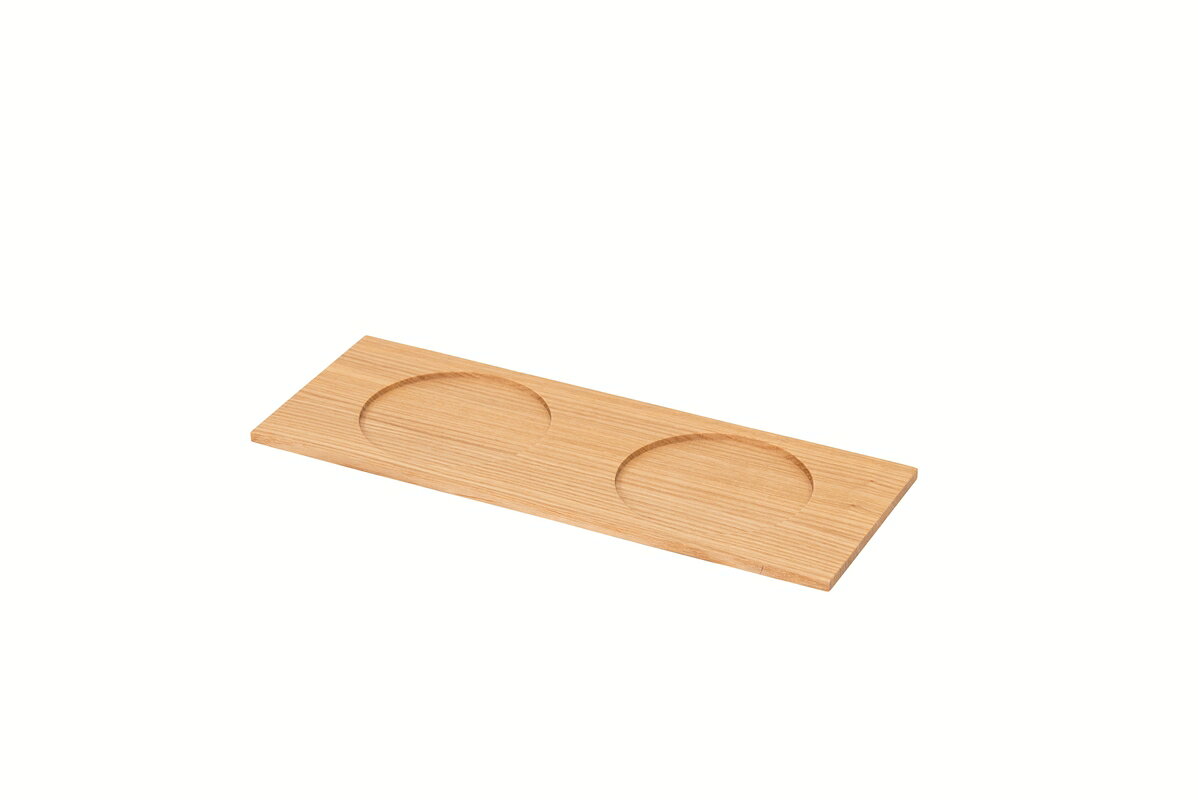 Rakuten - DS・　Tools Tray　長角 カップトレイ　2穴 タモクリア 49116 しつらいの栞 Volol.6