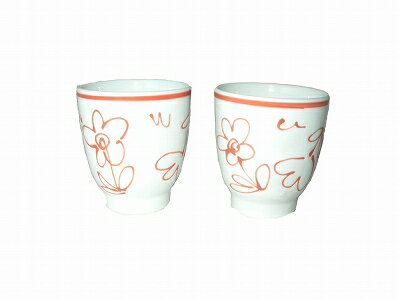 有田焼 花一珍 湯呑み 大小【あす楽対応】