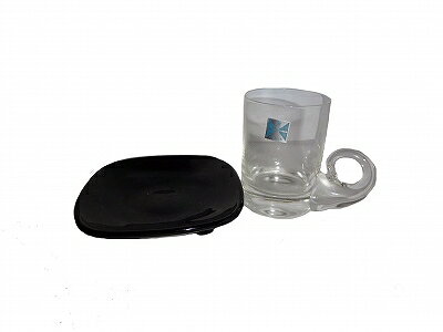 水崎ガラス MIZUSAKI GLASS デミタスコーヒーグラス＆ソーサー【あす楽対応】