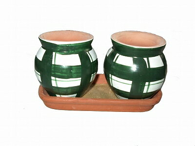 商品情報 サイズ 径14×高さ7.5cmこの商品は 陶器 ミニ植木鉢 2個セット ミニ花器【あす楽対応】 ポイント 【在庫限り！最終放出！】 ショップからのメッセージ 4