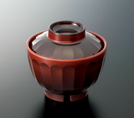 樂天商城 - 溜内朱 菊花吸物椀（身） GW-353TM スリーラインメラミンウェア2026