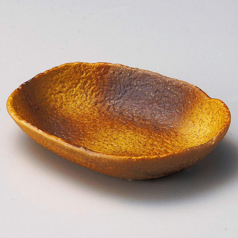 ときわ 第28集 信楽吹5.0楕円深皿 ミ066-078