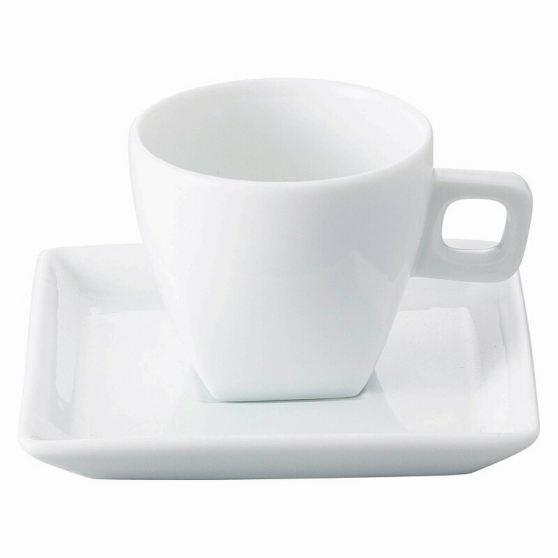 ときわ 第28集 スクウェアホワイトエスプレッソソーサー ネ509-168