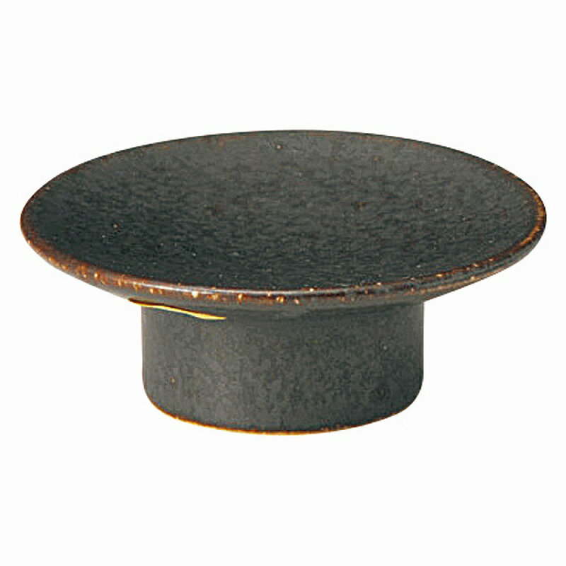 ときわ 第28集 くつろぎ 鉄黒 8cmマカロン皿 イ545-228