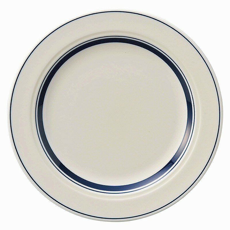 ときわ 第28集 カントリーサイドネイビーブルー 23cmミート皿 コ567-038