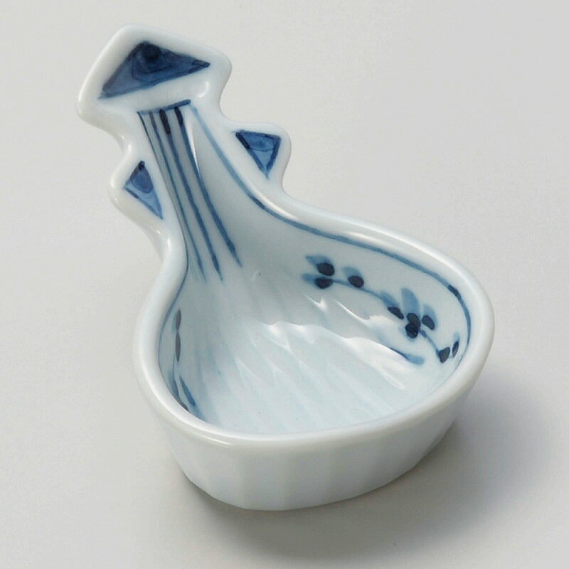 ときわ 第28集 呉須絵びわ型珍味 キ085-398