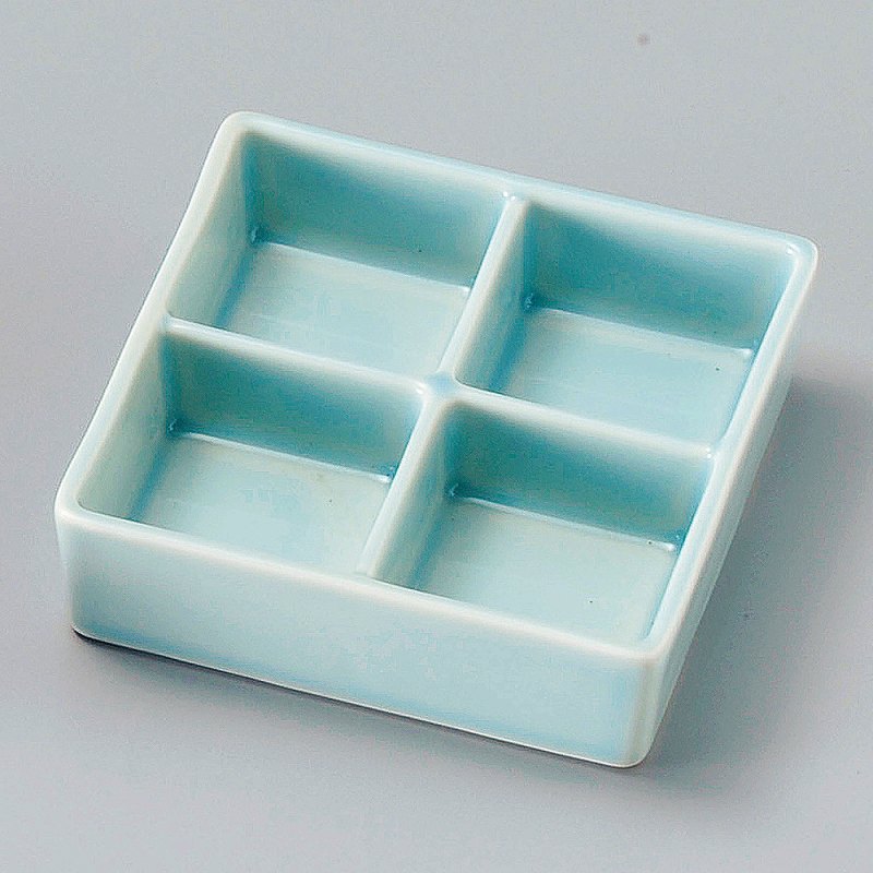 ときわ 第28集 青磁四ツ仕切鉢 ネ095-088