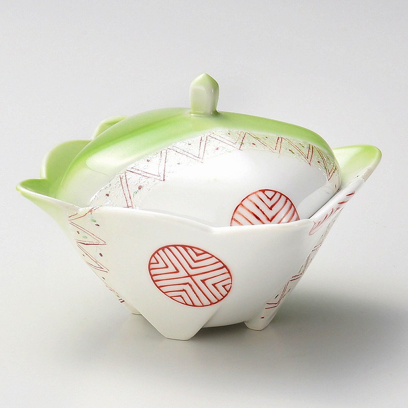 ときわ 第28集 ヒワ吹朱紋角煮物碗 ミ105-038