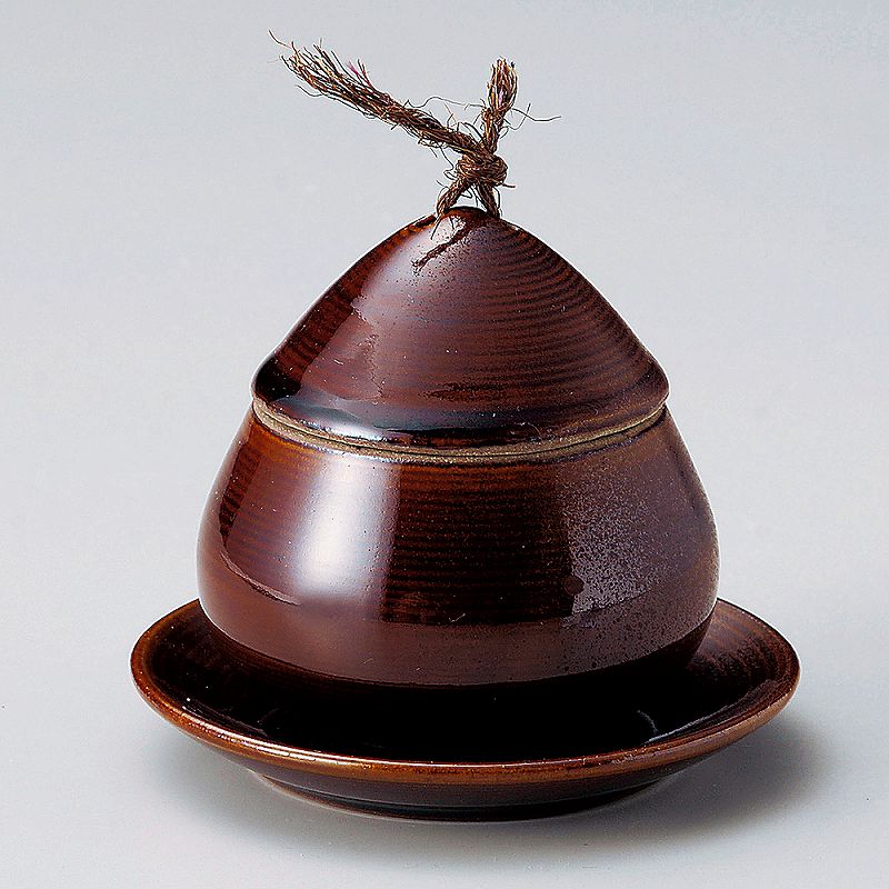 ときわ 第28集 アメ釉くり蒸 小 ネ112-048