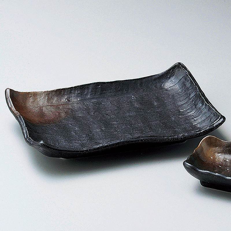 ときわ 第28集 新黒備前渕波焼物皿 ヤ151-238