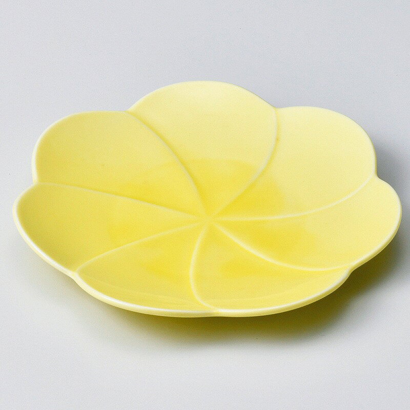 ときわ 第28集 花あおい黄5.5皿 ミ215-158