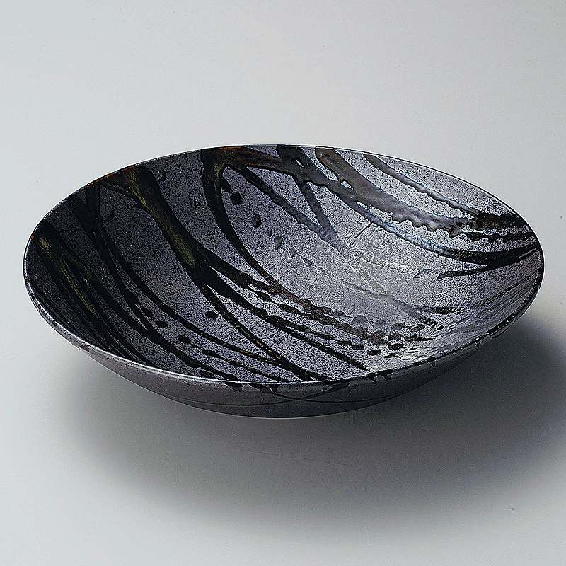 ときわ 第28集 黒織部流し尺鉢 ツ247-088