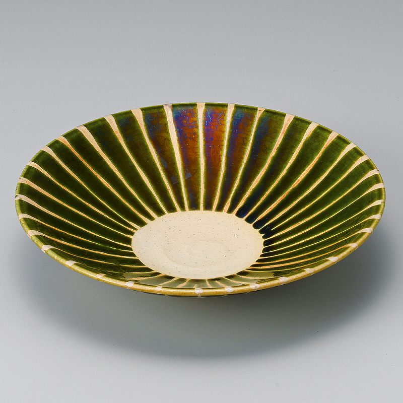 ときわ 第28集 織部十草平鉢（大） ト258-068