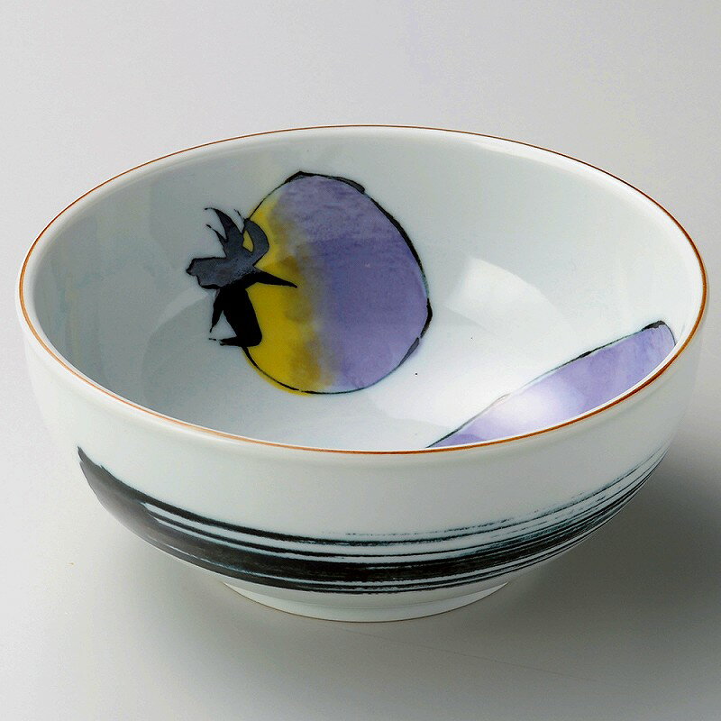 ときわ 第28集 染付 なす4.5ボール ヤ271-348