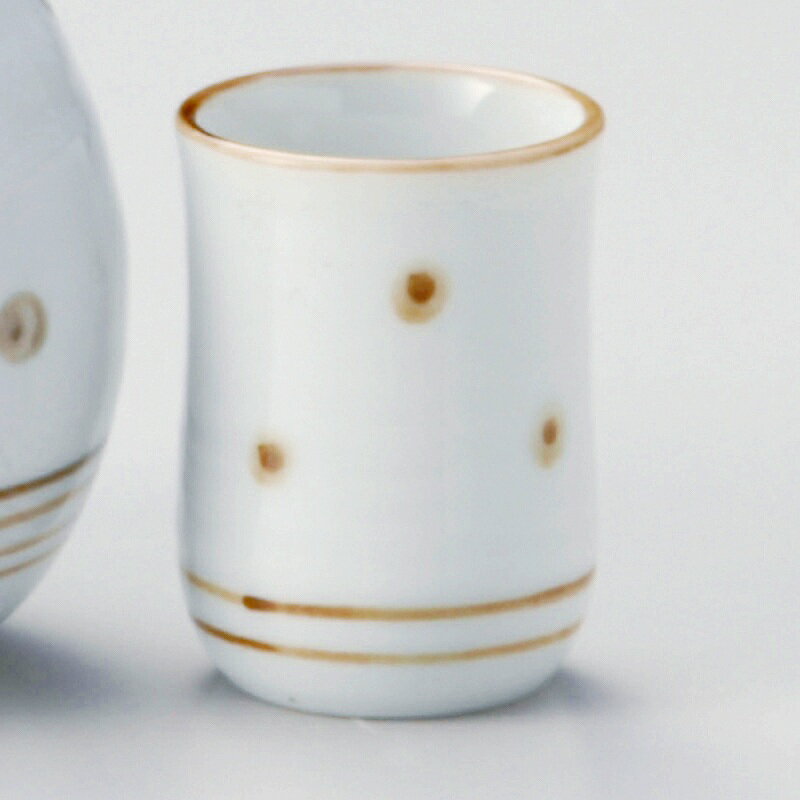 ときわ 第28集 茶錆点紋盃 キ285-378