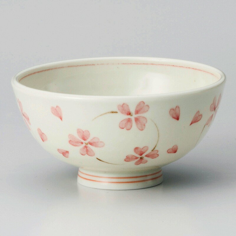 ときわ 第28集 クローバーピンク茶碗（軽量） ホ370-218