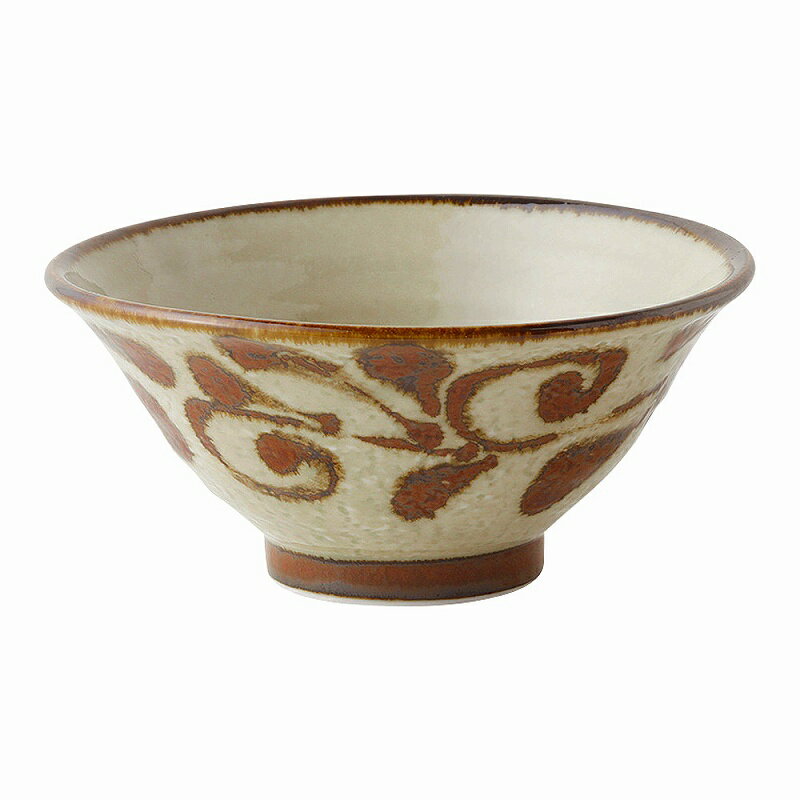 ときわ 第28集 琉球サビ唐草 六兵衛4.8飯碗 ラ425-178