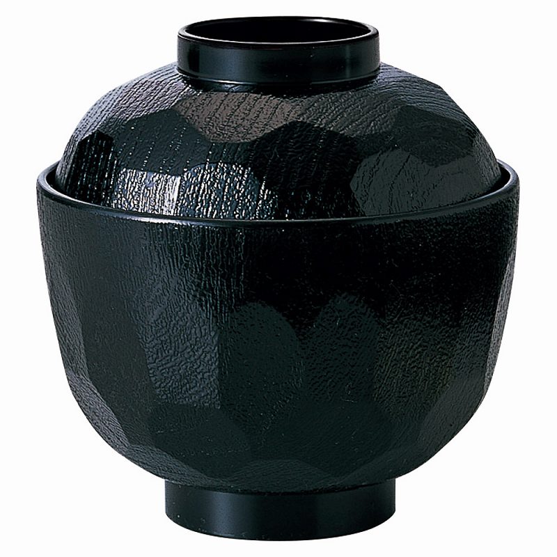 ときわ 第28集 ［A］亀甲小吸椀 黒 ヌ686-148