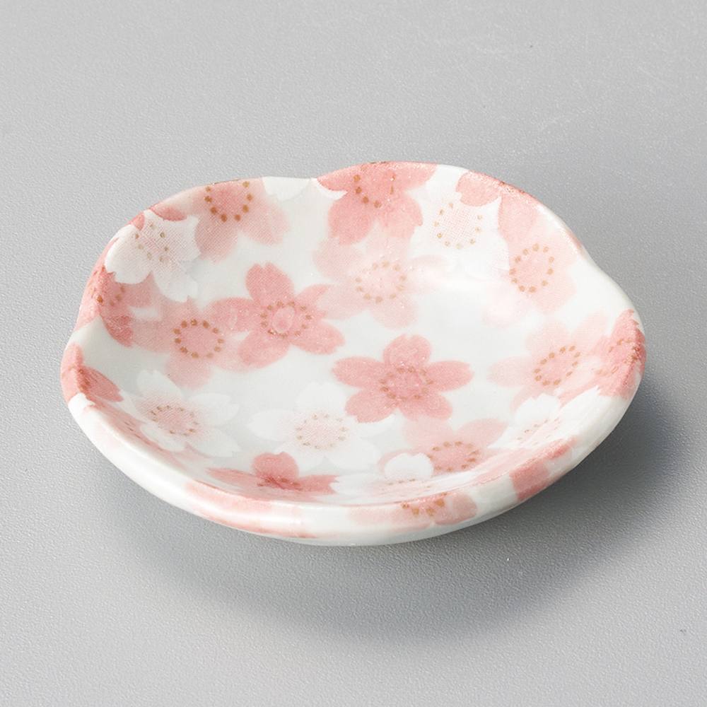 薄紅桜型豆皿オ092-419ときわ...