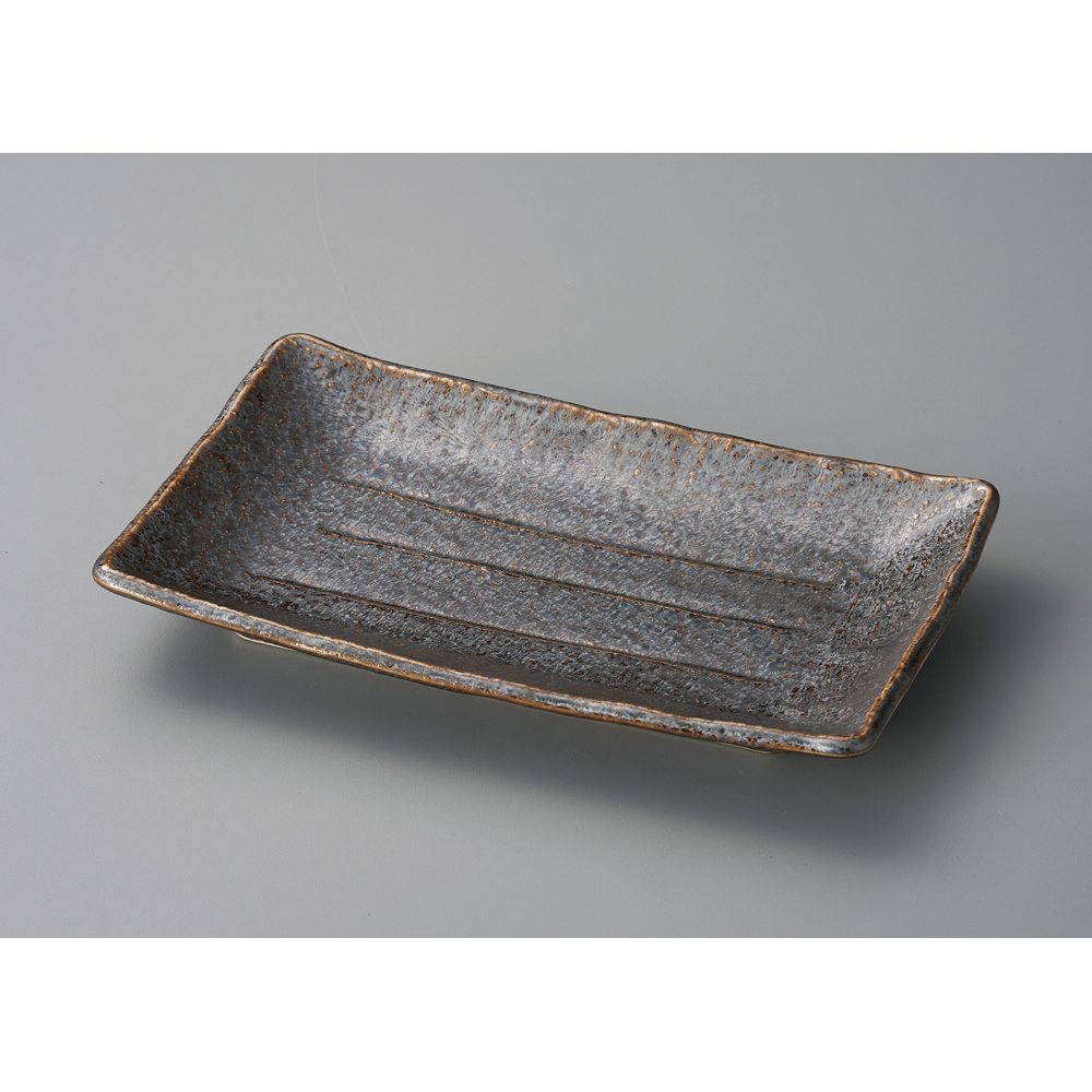 筋入り焼物皿いぶし銀結晶 ネ145-119 ときわ 第29集 wadatoki-11913512 WADA TOKI パッケージ画像