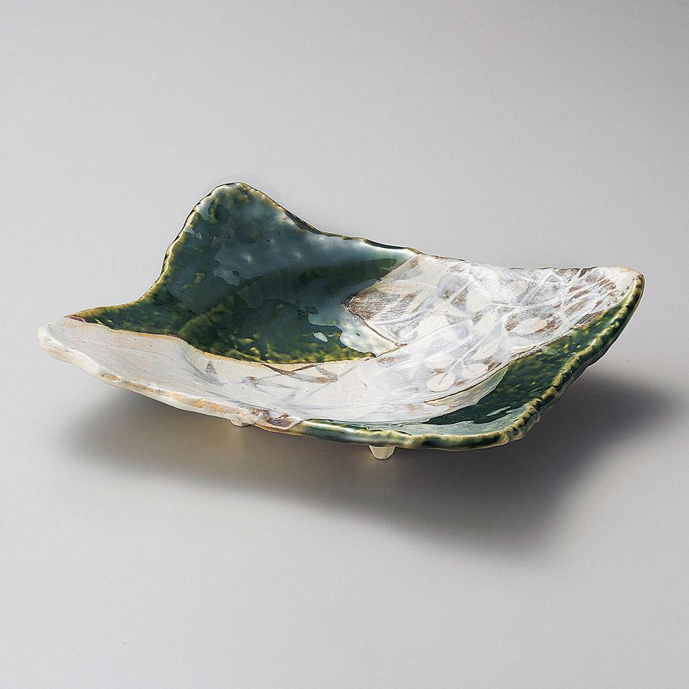 Chinese Tableware - 志野織部草花大向付 カ197-069 ときわ 第29集
