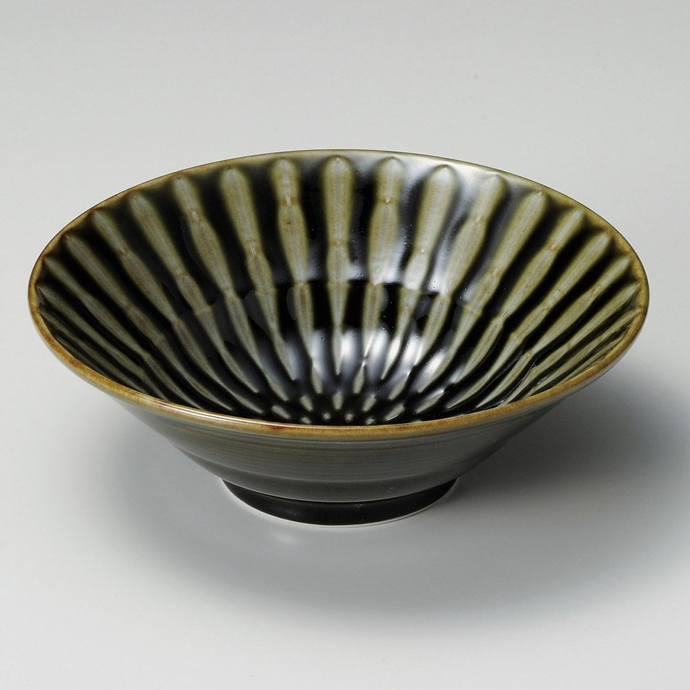 フォーカス織部輪二重6.5寸深鉢 カ262-329 ときわ 第29集