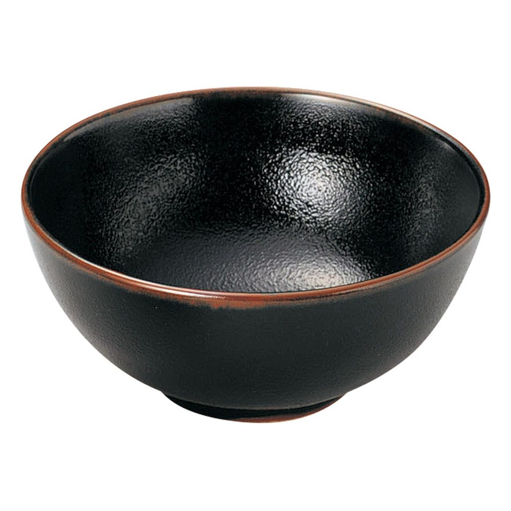 柚子天目 丸型6.5丼 ユ407-169 ときわ 第29集