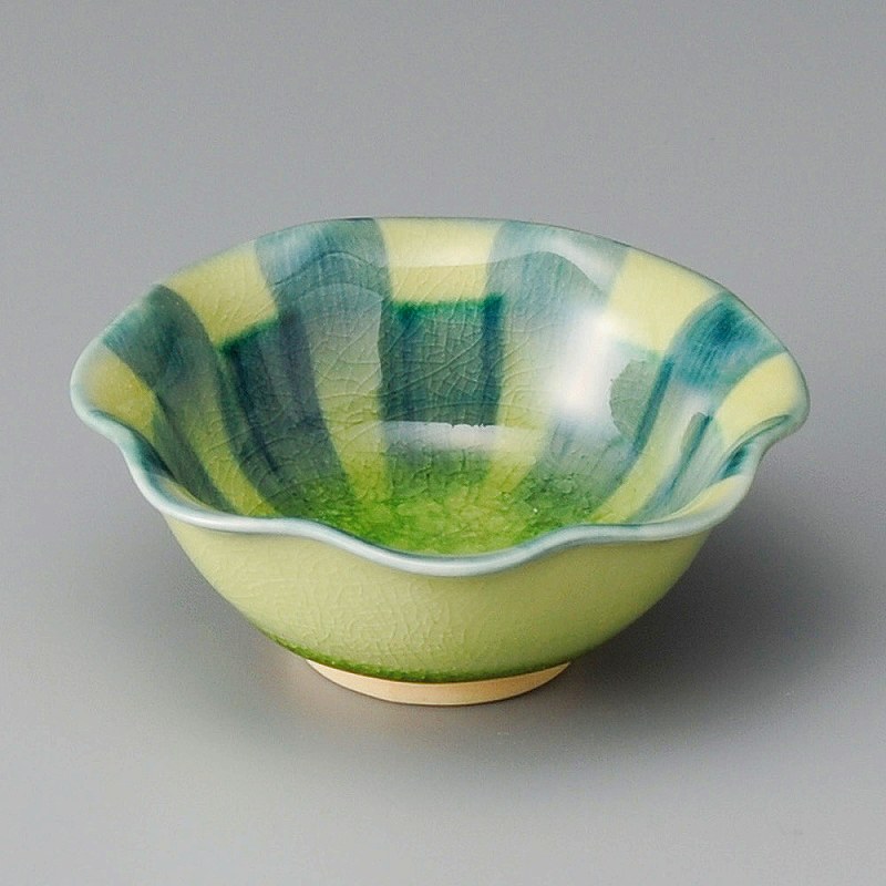 陶里 第31集 ヒワ市松花型小鉢 08127-051