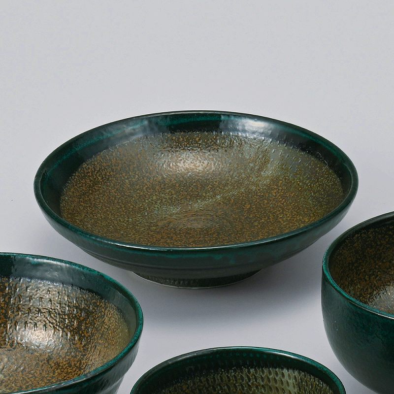 Rakuten - 陶里 第31集 結晶グリン7.5麺皿 59042-021