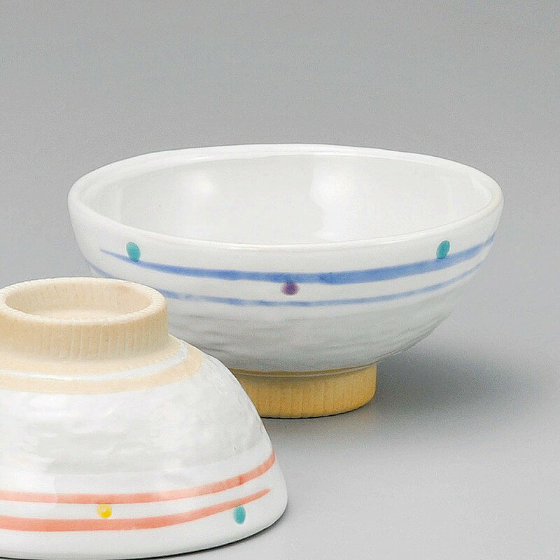 陶里 第31集 粉引うず水玉毛料（青） 65337-151