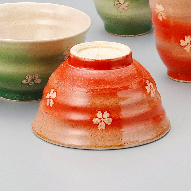 陶里 第31集 春うらら茶碗（ピンク） 66014-341