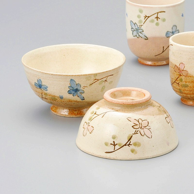 陶里 第31集 花もめん飯碗（大） 6610