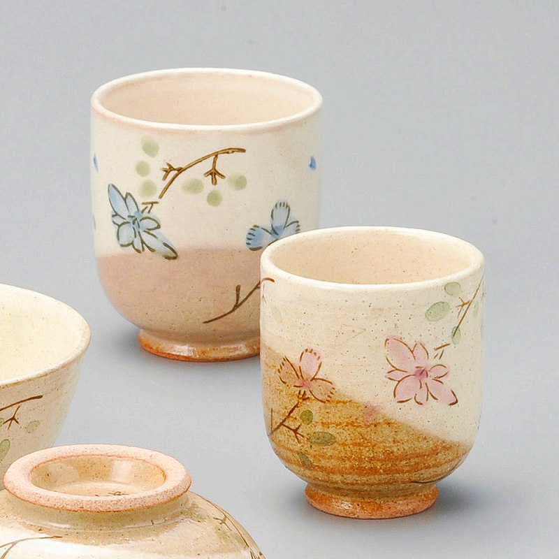 陶里 第31集 花もめん湯呑（大） 6610