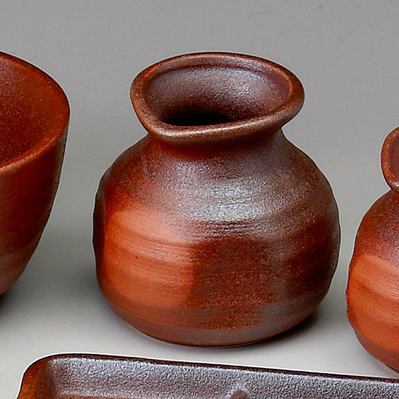 陶里 第31集 備前風2人用そば徳利 66901-331