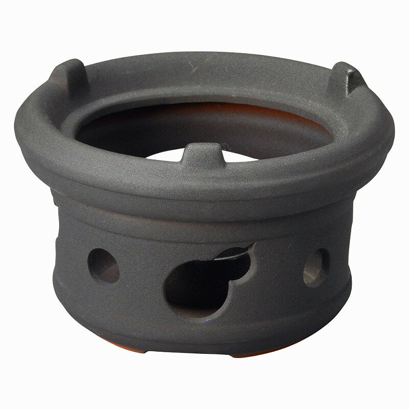 陶里 第31集 黒七輪風コンロ 69509-481