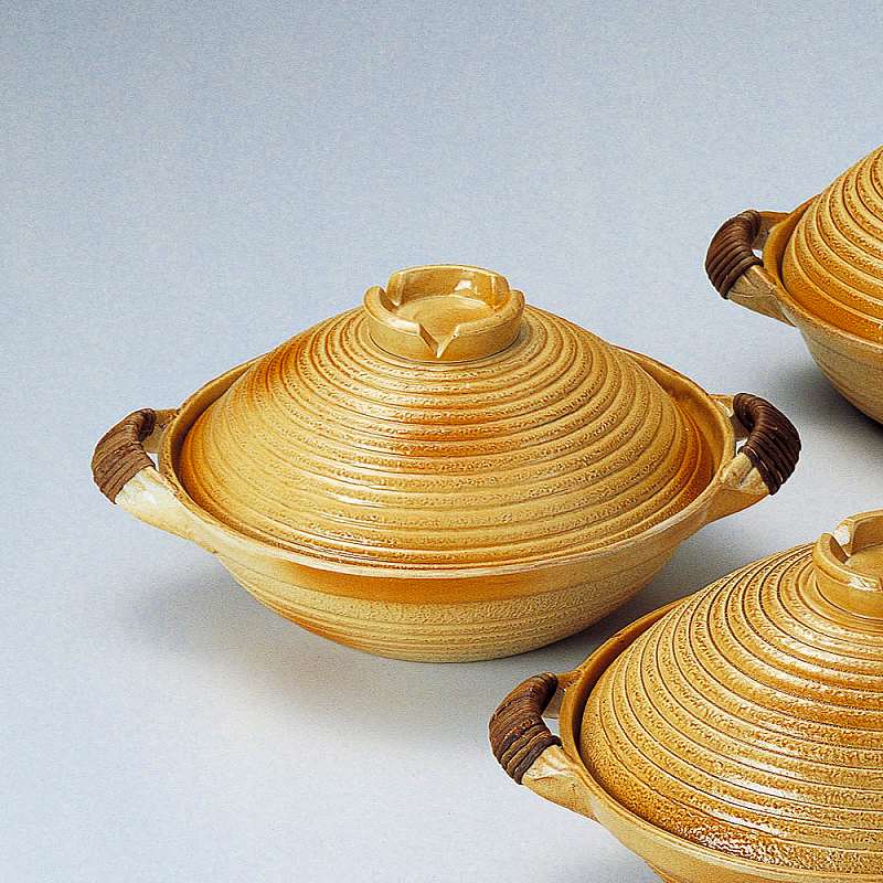 陶里 第31集 電磁用手造り楽鍋（新幸楽）27cm 70802-841