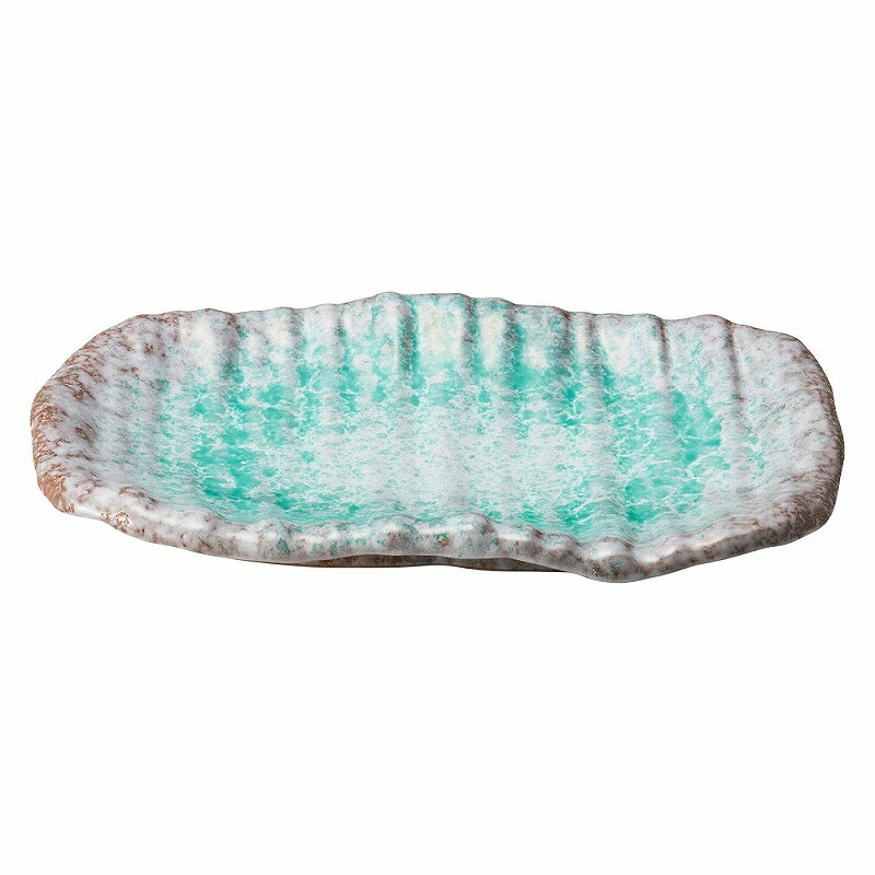 陶里 第31集 青釉 6号長角皿 71413-711