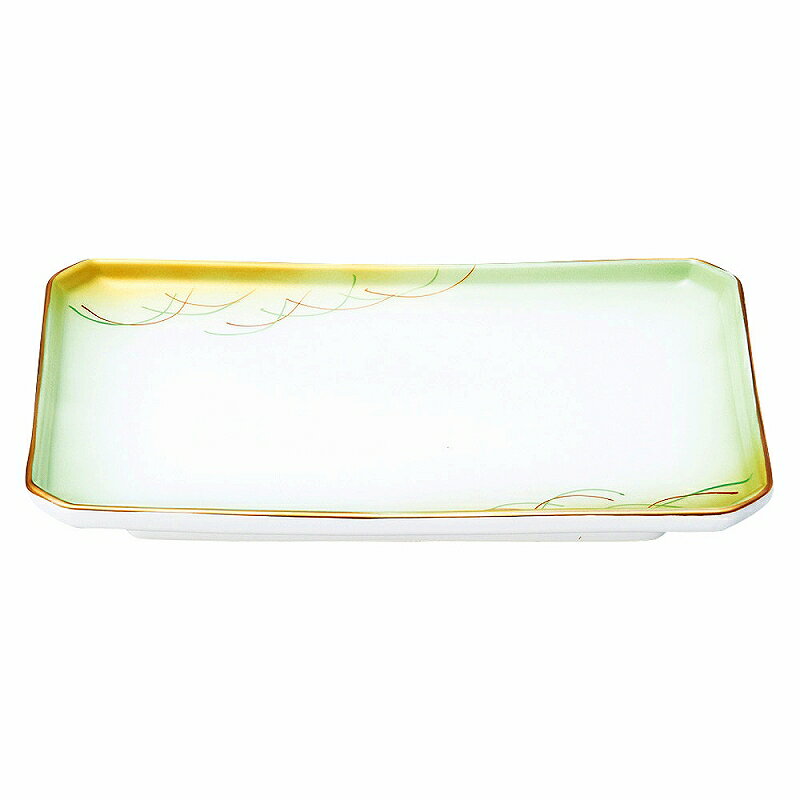 陶里 第31集 強化磁器 金吹きヒワ武蔵野 焼物皿（大） 71533-471