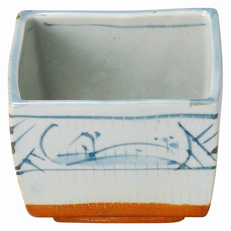 陶里 第31集 トチリ山水 正角4.5切立鉢 73017-331