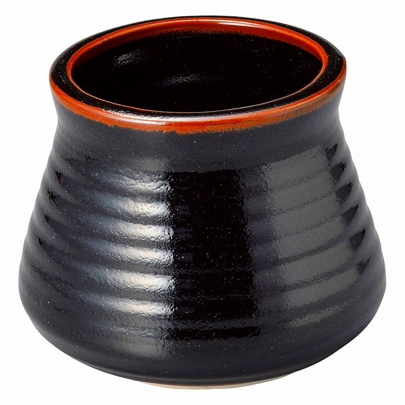 陶里 第31集 ゆず天目 ガラ入（小） 73704-301