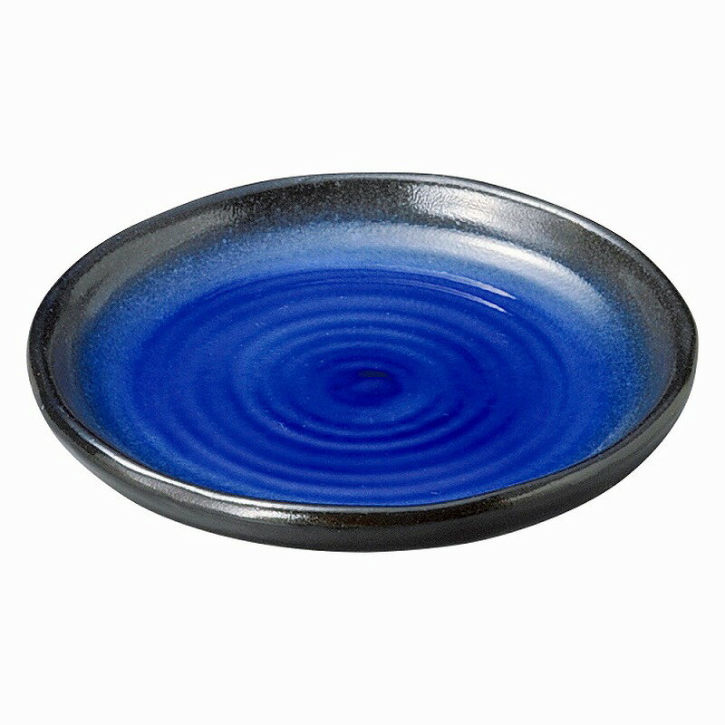 陶里 第31集 強化 伊賀るり釉 4.5深丸皿 75342-461