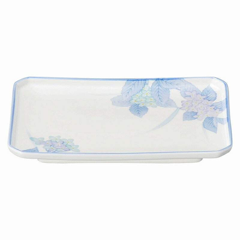 陶里 第31集 京華あじさい　四ツ切焼物皿 76621-121