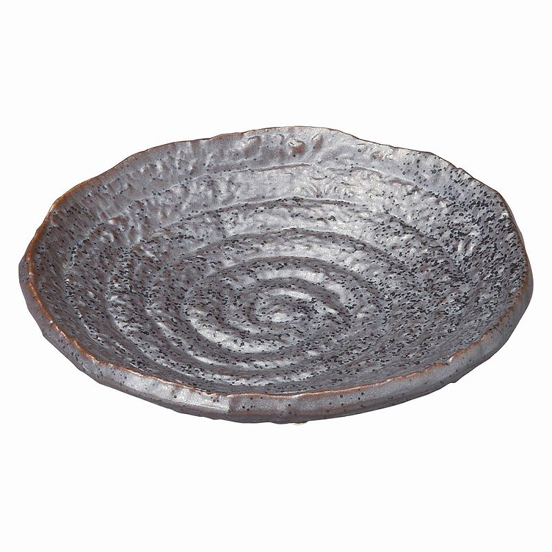 陶里 第31集 南蛮黒結晶 4.8丸皿 78266-401